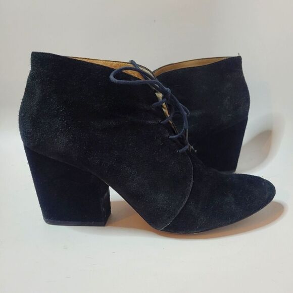 Kate Spade Suede Heeled Ankle Boots - Picture 2 of 15